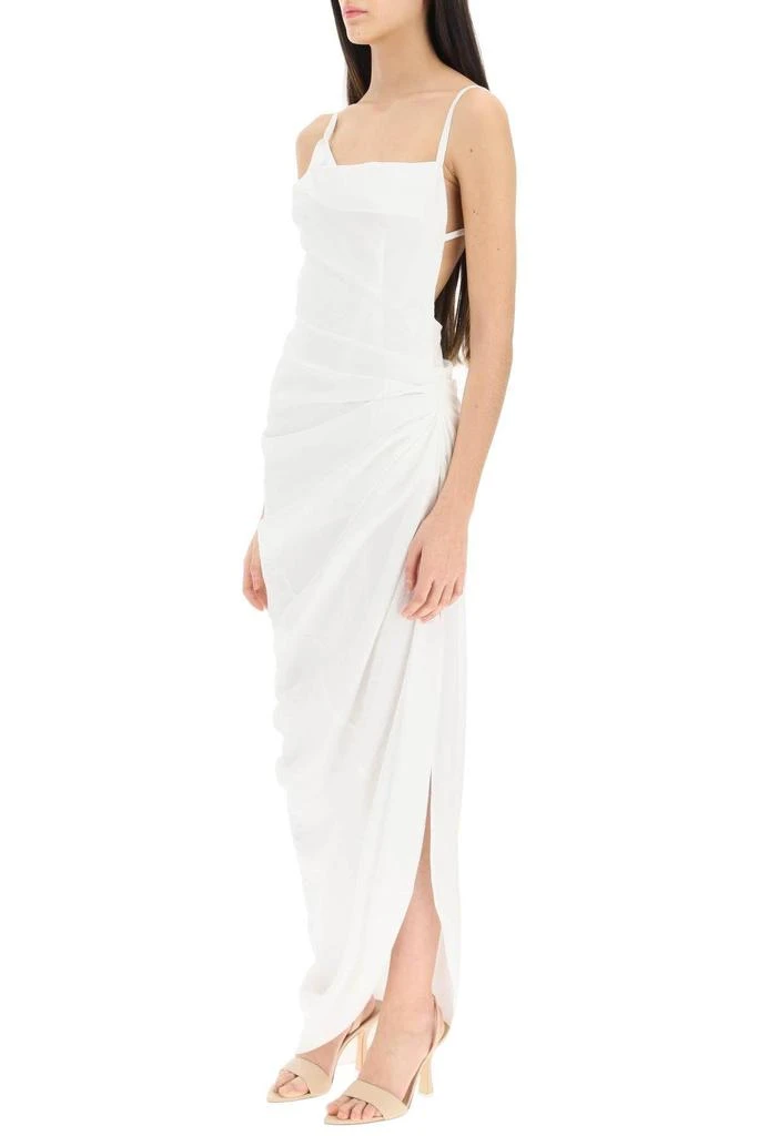 商品Jacquemus|'LA ROBE SAUDADE LONGUE' DRAPED DRESS,价格¥2617,第5张图片详细描述