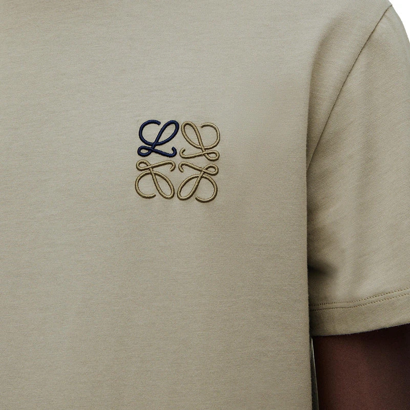 【预售3-7天】罗意威 23年新款 男士鼠尾草色棉质T恤H526Y22X75-4380 商品