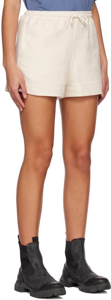 商品Ganni|Off-White Software Drawstring Shorts,价格¥685,第4张图片详细描述
