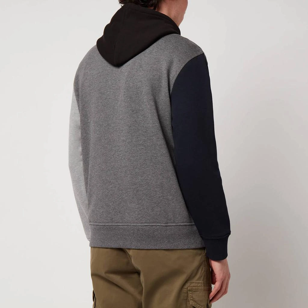 商品Hugo Boss|BOSS Orange Men's Colour-Block Hoodie - Medium Grey,价格¥412,第2张图片详细描述