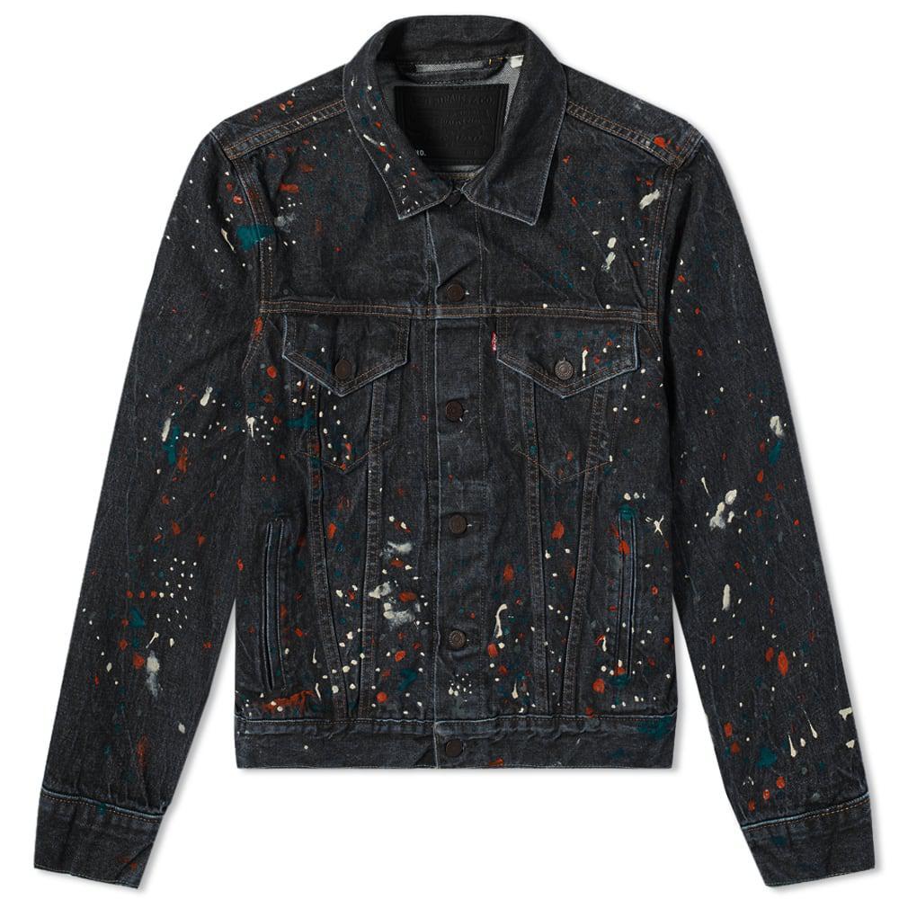 商品Levi's|END. x Levi's 'Painted' Selvedge Trucker Jacket,价格¥1073,第1张图片