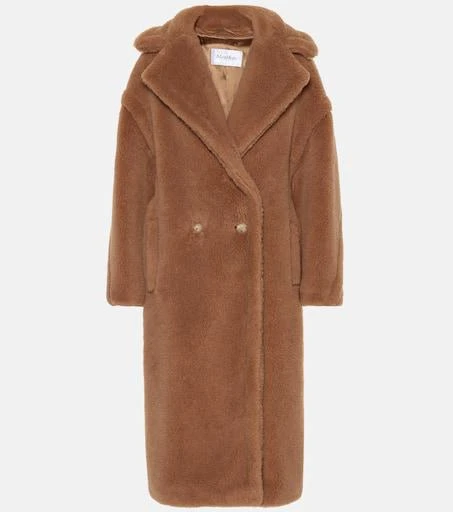 商品Max Mara|Teddy Bear camel hair and silk coat,价格¥27973,第1张图片