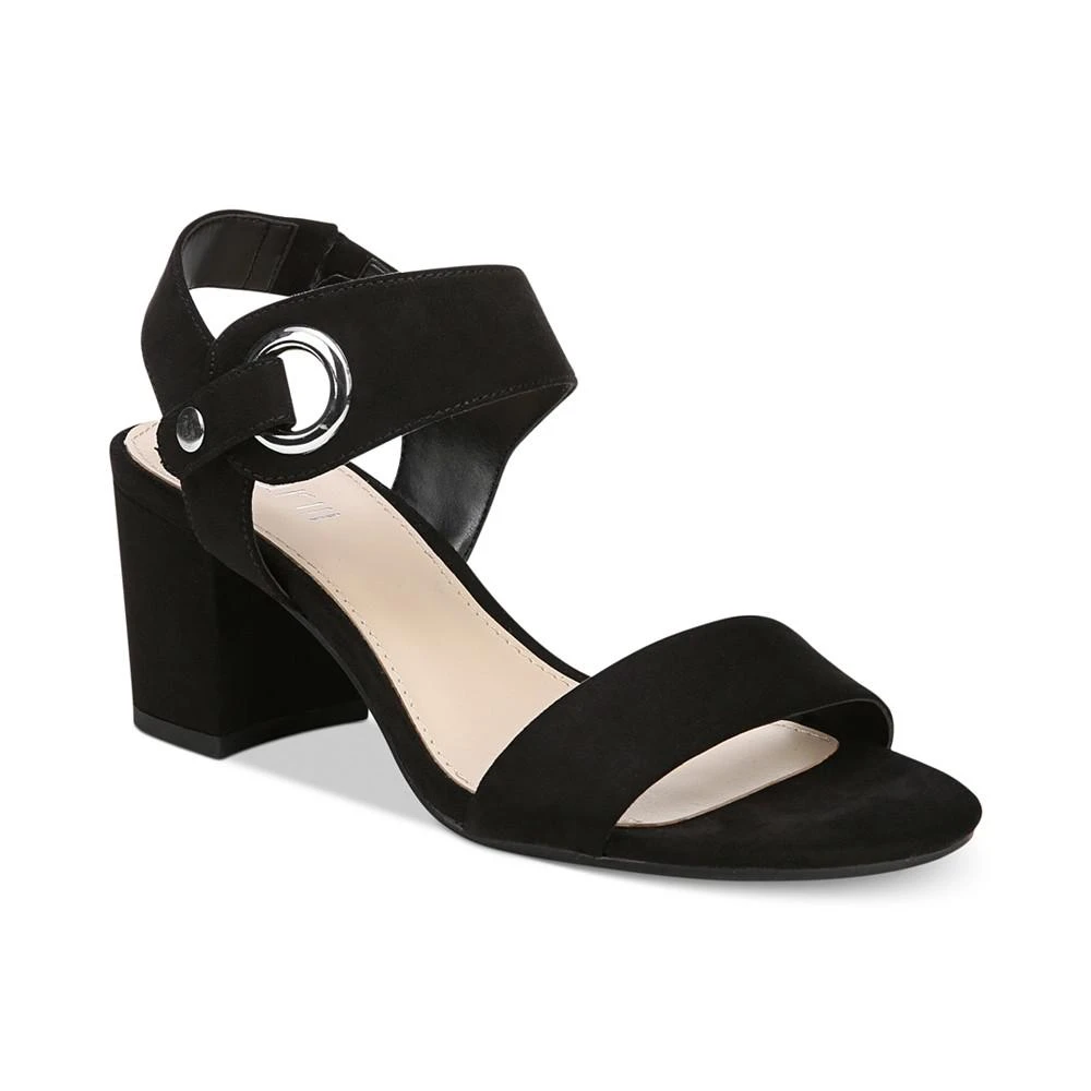 商品Bar III|Birdie City Two-Piece Block-Heel Sandals, Created for Macy's,价格¥113,第1张图片