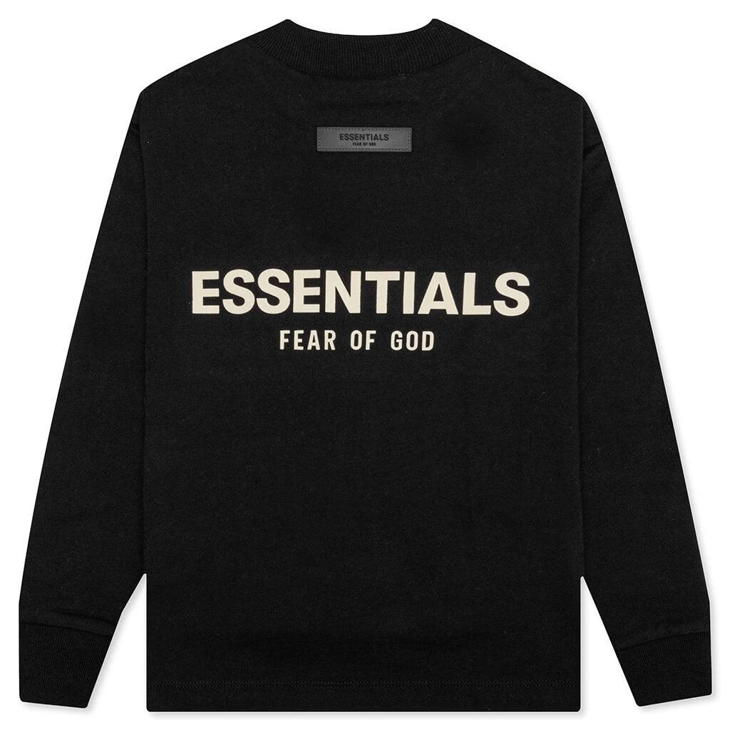 商品Essentials|Fear of God Essentials Kid's Core L/S Tee - Stretch Limo,价格¥304,第1张图片