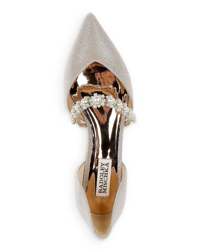 商品Badgley Mischka|Women's Natalia Embellished Flats,价格¥1302,第3张图片详细描述