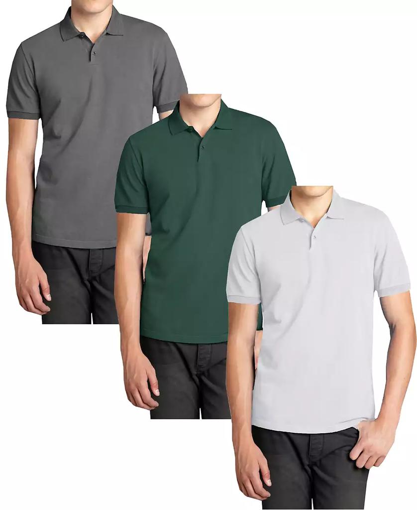 Мужские поло-рубашки с коротким рукавом из пике Galaxy Polo Avenue - комплект из 5 штук image 2