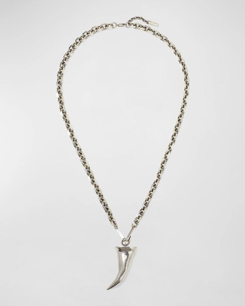 商品Givenchy|Men's Horn Pendant Chain Necklace,价格¥5232,第1张图片