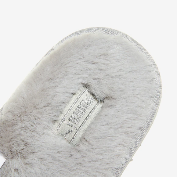 【Brilliant|包邮包税】彪马 Puma Fluff Flip 女生  凉鞋 沙滩鞋 FLIP-FLOPS 拖鞋 人字拖  PKI38534904 High Rise-Puma Silver 商品