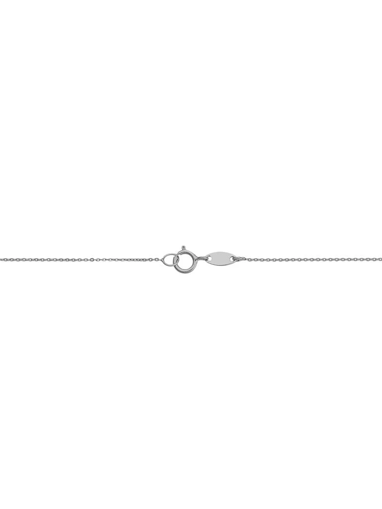 商品Oradina|14K White Solid Gold Kiss Me Pendant Necklace,价格¥1450,第2张图片详细描述