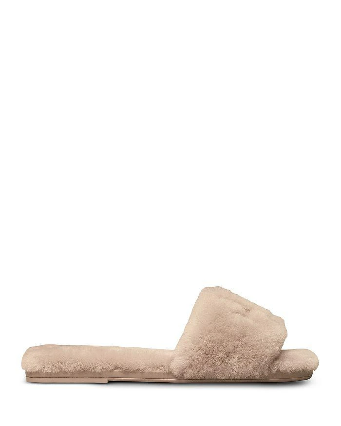 商品Tory Burch|Women's Double T Shearling Slide,价格¥1247,第2张图片详细描述