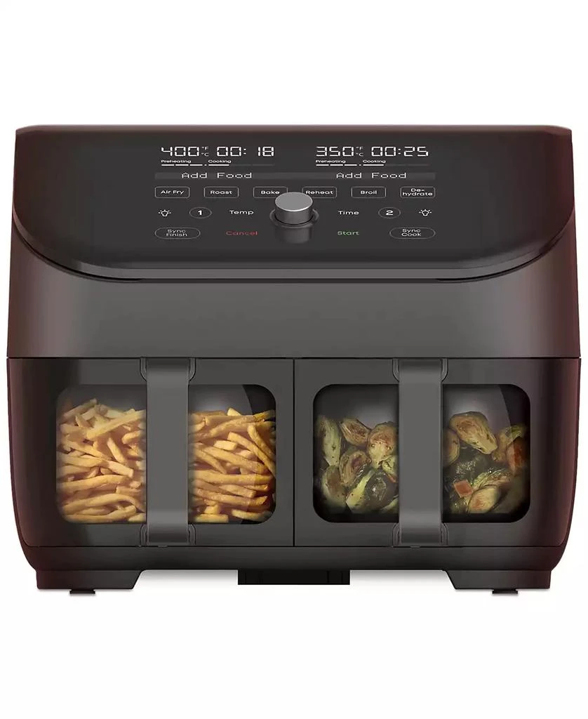商品Instant pot|Vortex Plus XL 8 Qt. Dual Basket Air Fryer,价格¥1414,第1张图片