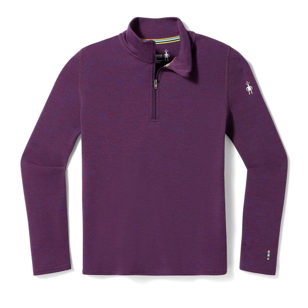 商品SmartWool|Classic Thermal Merino Base Layer 1/4 Zip (Toddler/Little Kid/Big Kid),价格¥498,第1张图片