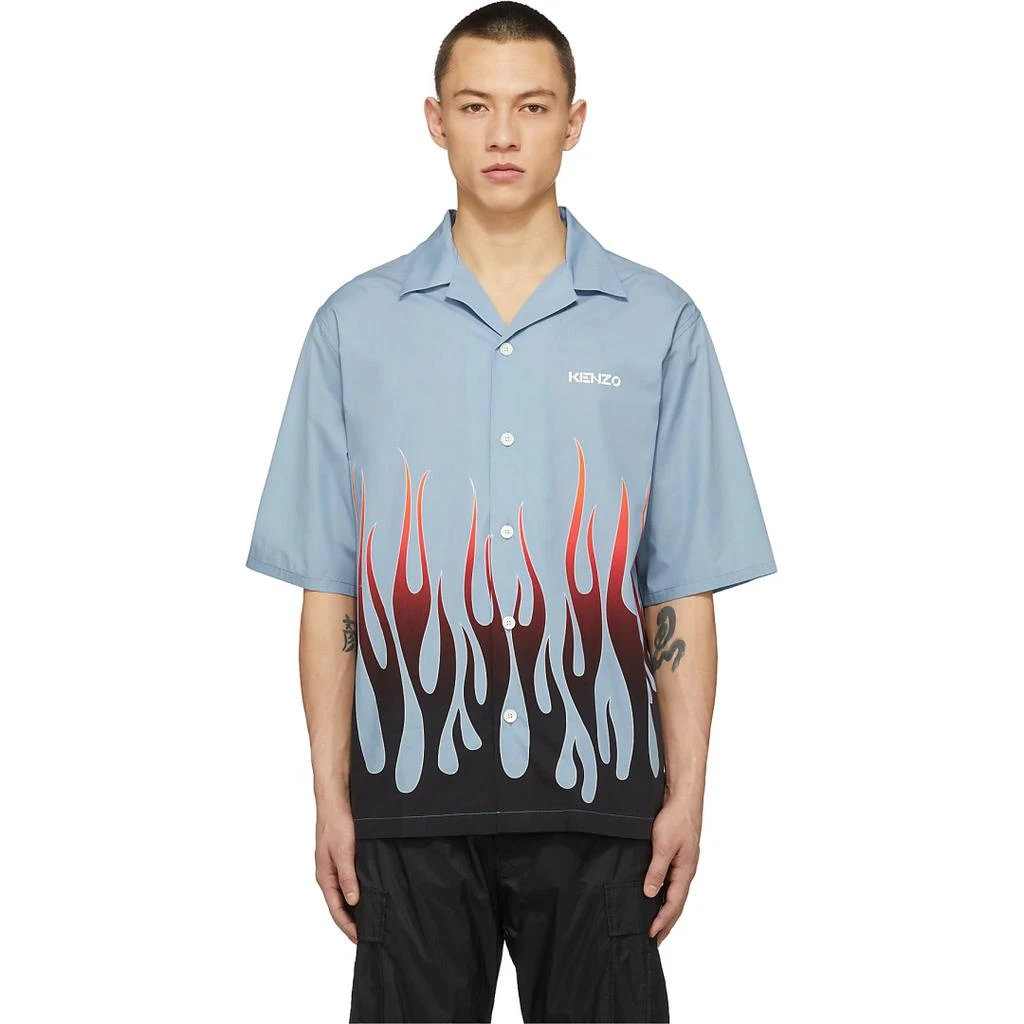 商品Kenzo|Flames Short Sleeve Shirt,价格¥3074,第1张图片