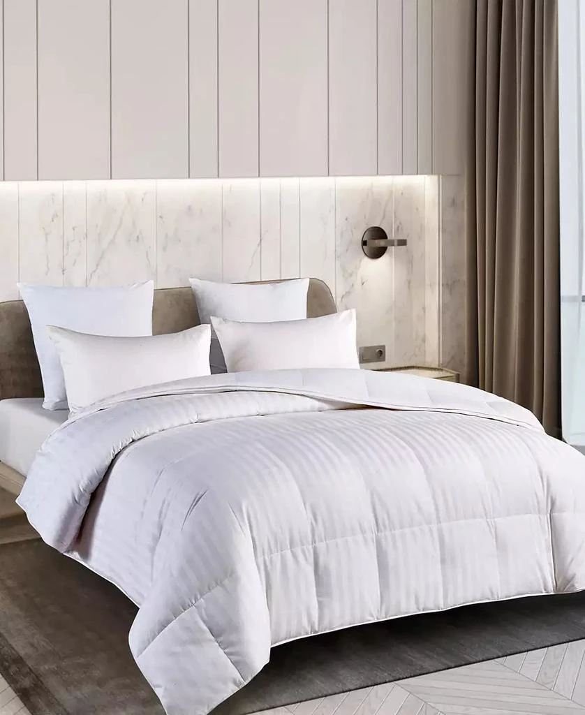 商品Blue Ridge|Duraloft® Down Alternative 500 Thread Count Damask Stripe Comforter,价格¥1377,第4张图片详细描述