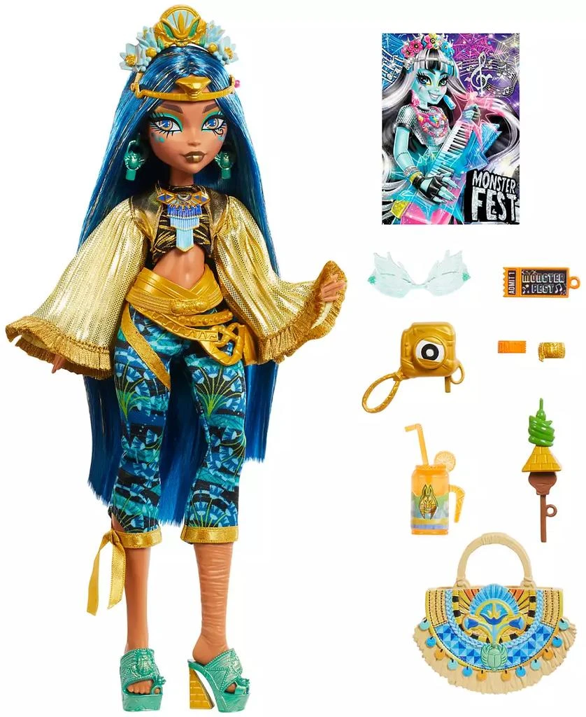 商品Monster High|Monster Fest Cleo De Nile Fashion Doll,价格¥148,第4张图片详细描述