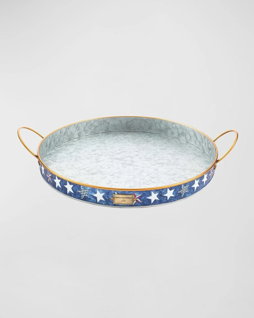 商品MacKenzie-Childs|Royal Star Serving Trays, Set of 2,价格¥304,第2张图片详细描述