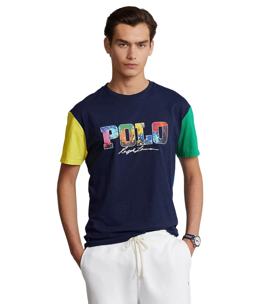 商品Ralph Lauren|Classic Fit Color-Blocked Logo T-Shirt,价格¥511,第1张图片