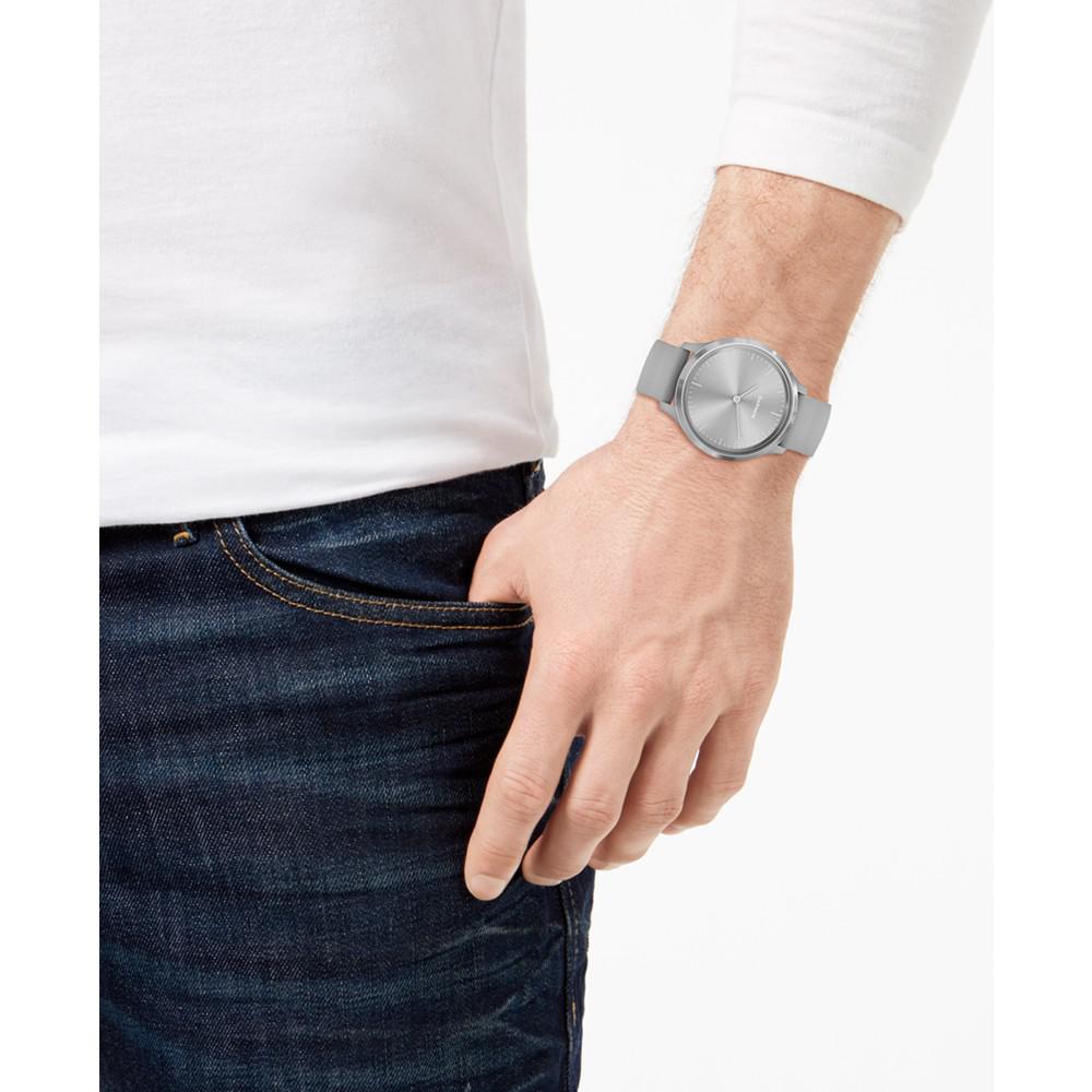 Unisex vívomove 3 Style Gray Silicone Strap Hybrid Touchscreen Smart Watch 44mm商品第7张图片规格展示