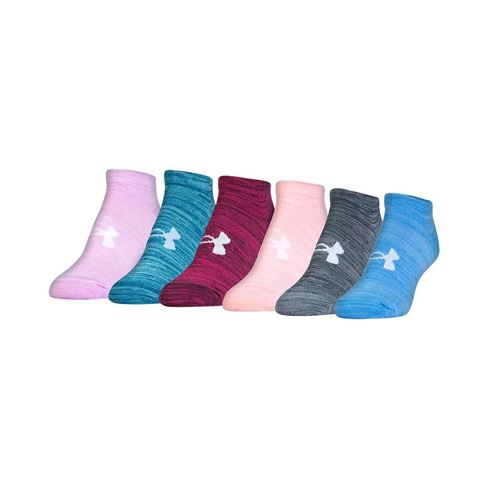 商品Under Armour|Women's Essential Twist No Show Socks 6 Pack,价格¥153,第1张图片