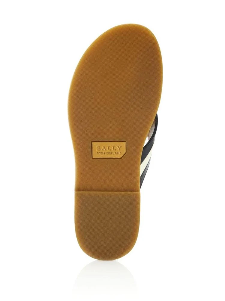 商品Bally|Amilton Flex Leather Flip Flops,价格¥2073,第5张图片详细描述