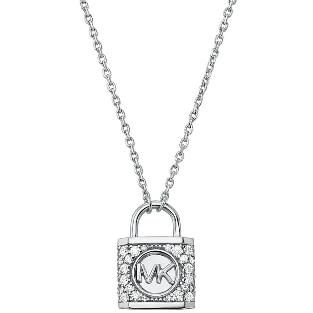 商品Michael Kors|Pave Lock Pendant Necklace,价格¥842,第1张图片