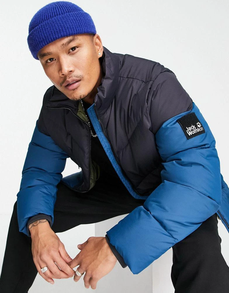 商品Jack Wolfskin|Jack Wolfskin 365 Fearless Down puffer jacket in blue,价格¥851,第1张图片