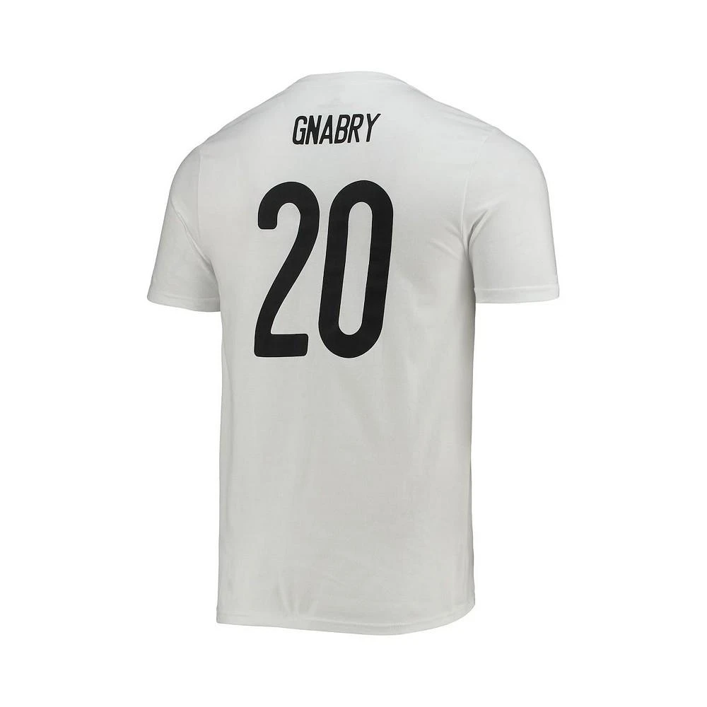 商品Adidas|Men's Serge Gnabry White Germany National Team Amplifier Name and Number T-shirt,价格¥181,第4张图片详细描述
