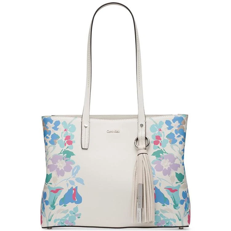 商品Calvin Klein|Maggie Leather Tote,价格¥791,第1张图片