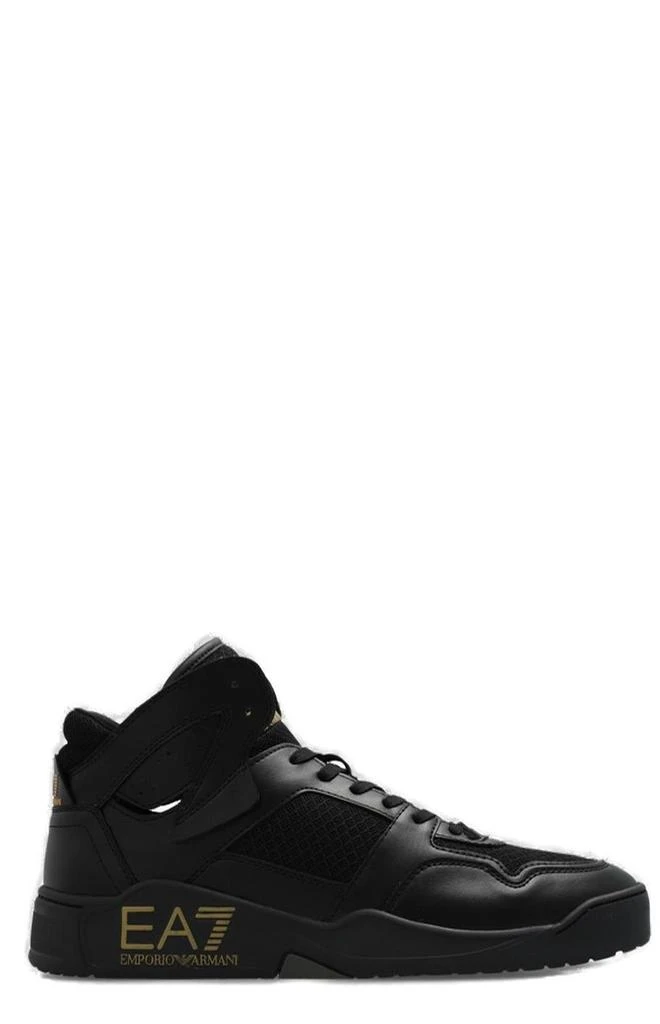 商品Emporio Armani|Ea7 Emporio Armani High-Top Lace-Up Sneakers,价格¥1366,第1张图片