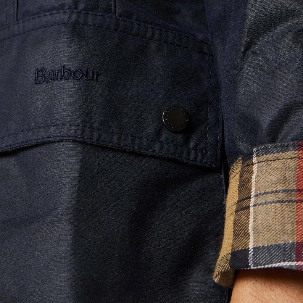 商品Barbour|女式 Beadnell 蜡夹克 - 海军蓝,价格¥2582,第5张图片详细描述
