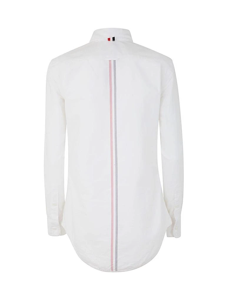商品Thom Browne|Thom Browne Round-Collar Stripe Detail Shirt,价格¥3058,第2张图片详细描述