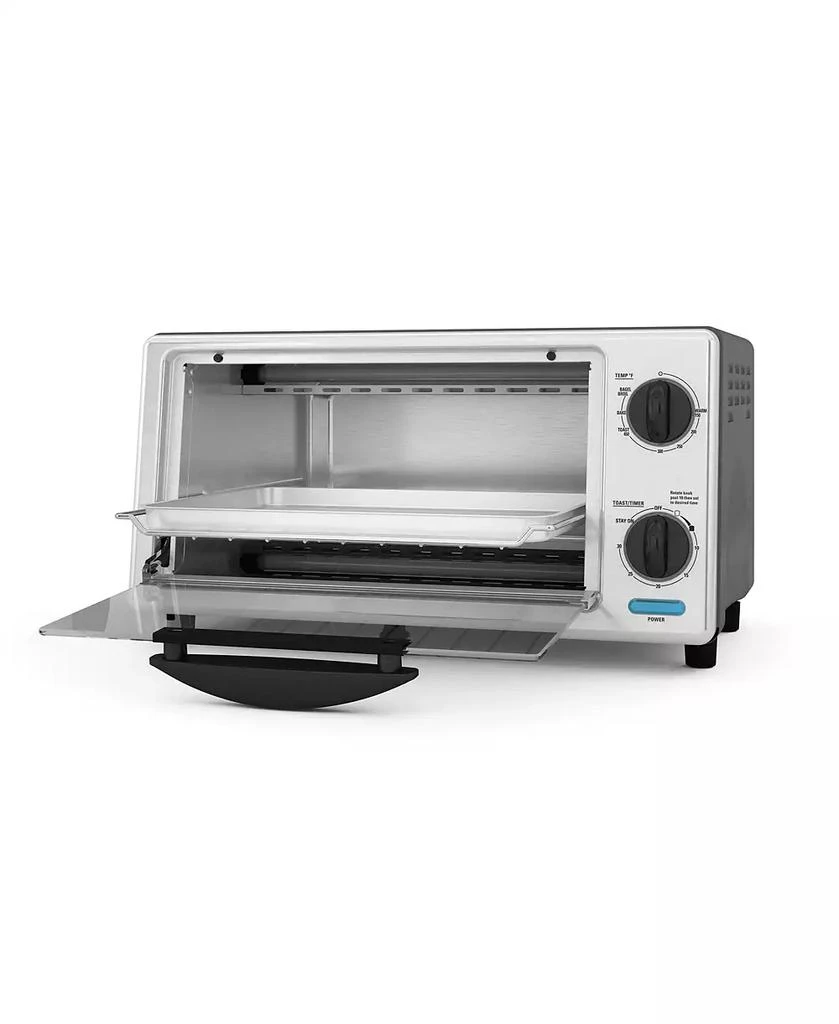 商品Bella|4-Slice Stainless Steel Toaster Oven, 1000 Watts,价格¥179,第2张图片详细描述