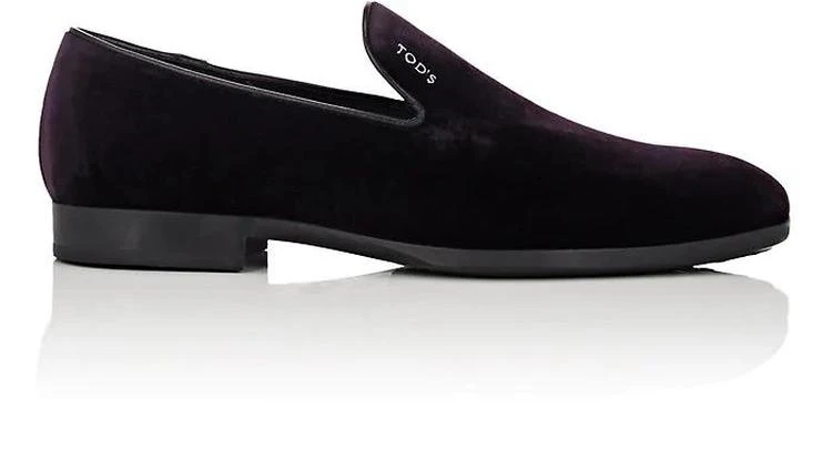 商品Tod's|Velvet Venetian Loafers,价格¥1161,第1张图片