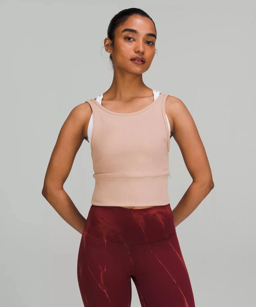 商品Lululemon|Power Pivot Ribbed Tank Top,价格¥241,第1张图片