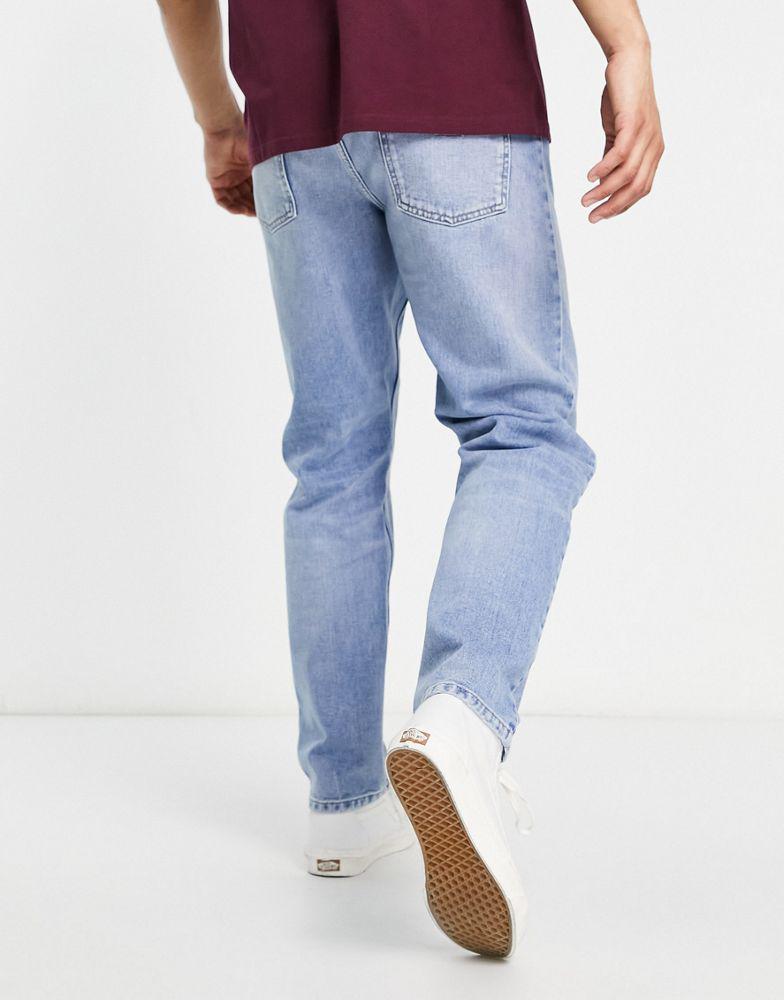 商品Carhartt|Carhartt WIP newel relaxed tapered jeans in blue wash,价格¥963,第4张图片详细描述