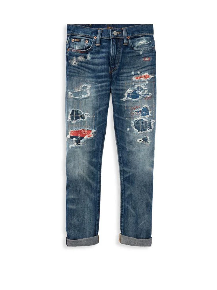 商品Ralph Lauren|Ralph Lauren - Little Boy's & Boy's Distressed Jeans,价格¥428,第1张图片