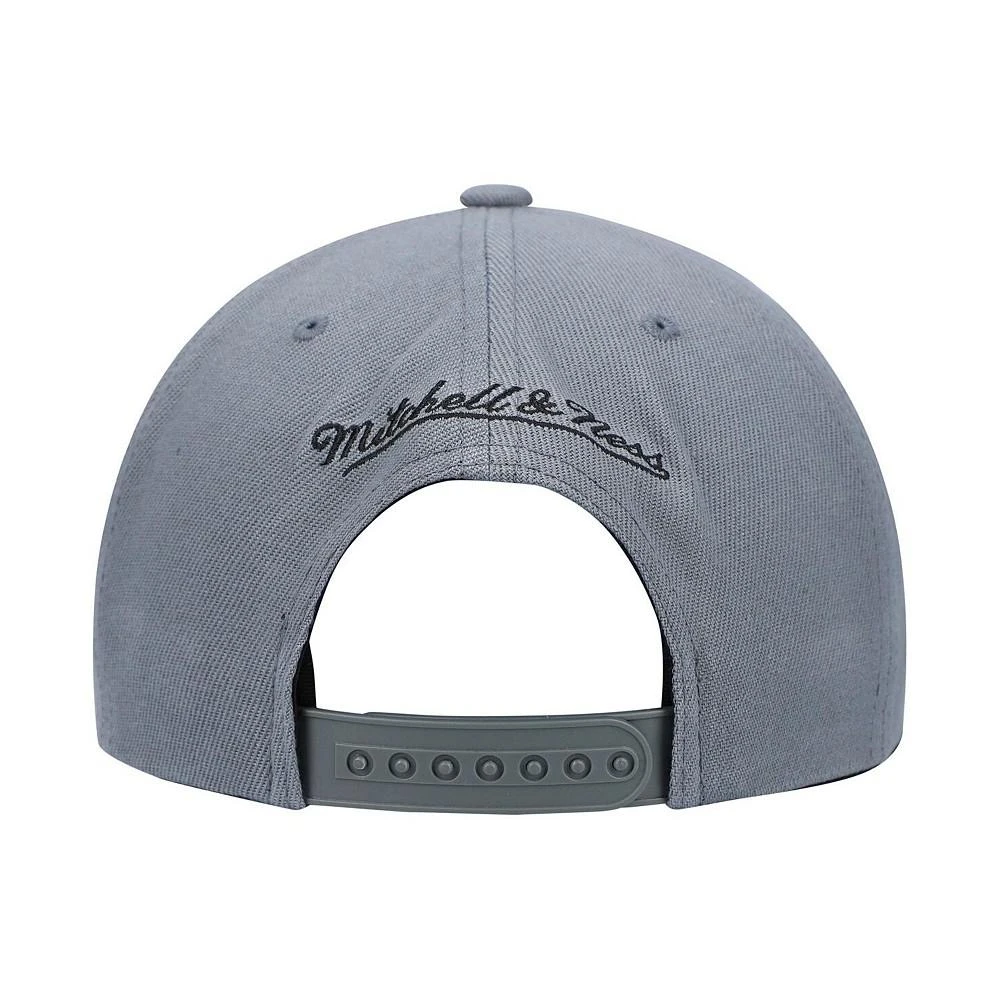 商品Mitchell and Ness|Men's Charcoal Indiana Pacers Central Snapback Hat,价格¥240,第3张图片详细描述