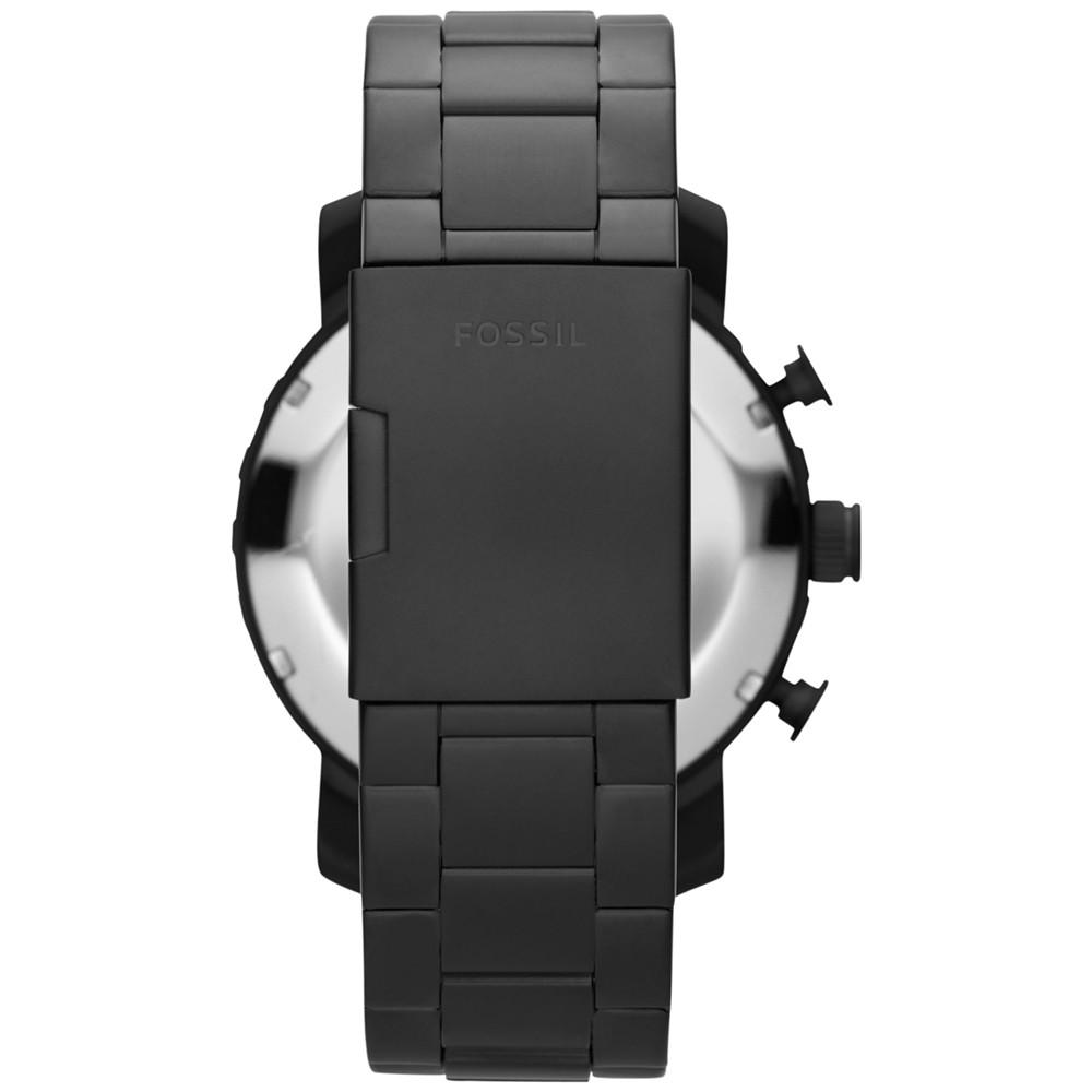 Men's Chronograph Nate Black-Tone Stainless Steel Bracelet Watch 50mm JR1401商品第3张图片规格展示
