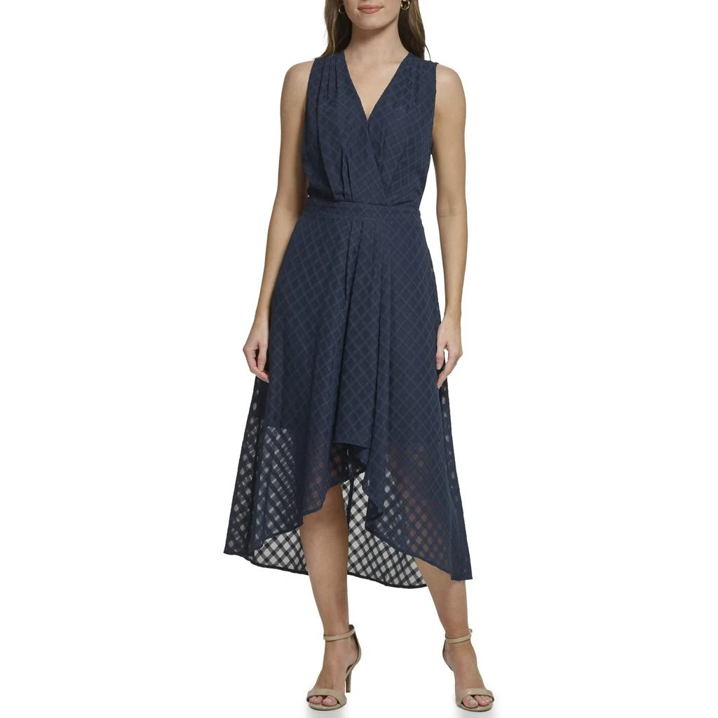商品Tommy Hilfiger|Textured Zigzag High-Low Dress,价格¥1027,第1张图片