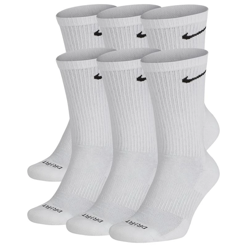 商品NIKE|Nike 6 Pack Everyday Plus Cushioned Socks - Men's,价格¥210,第1张图片