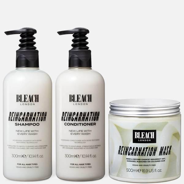 Bleach Reincarnation Shampoo and Conditioner 300ml Bundle with 500ml Reincarnation Mask商品第1张图片规格展示