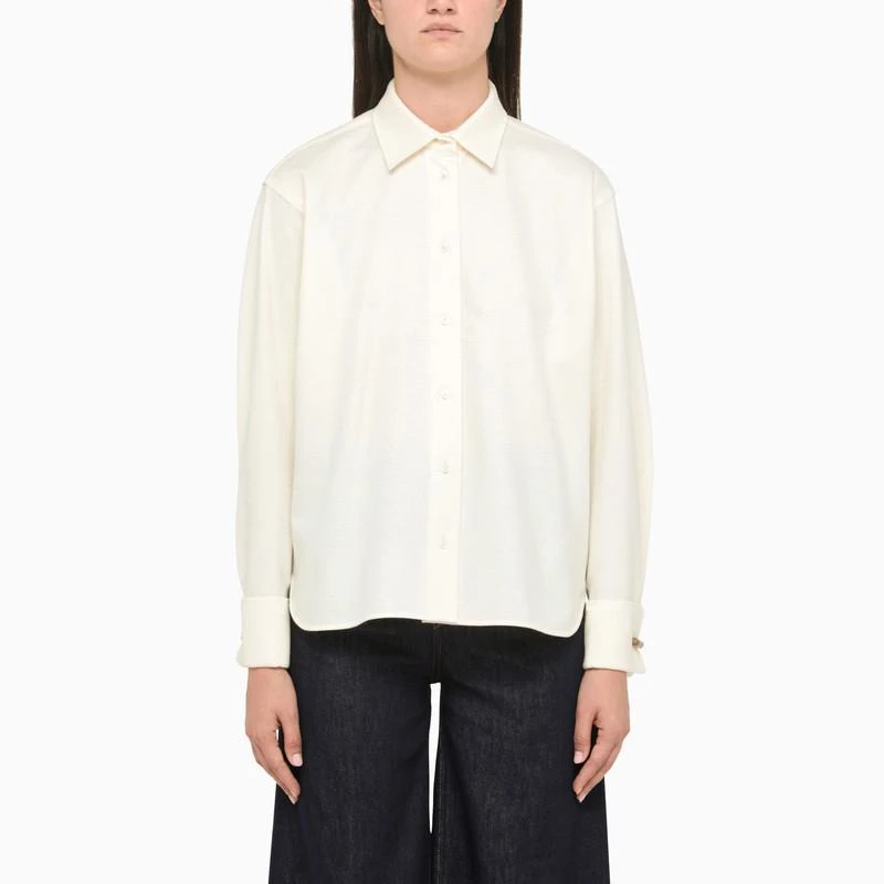 商品Max Mara|White wool shirt,价格¥3040,第1张图片
