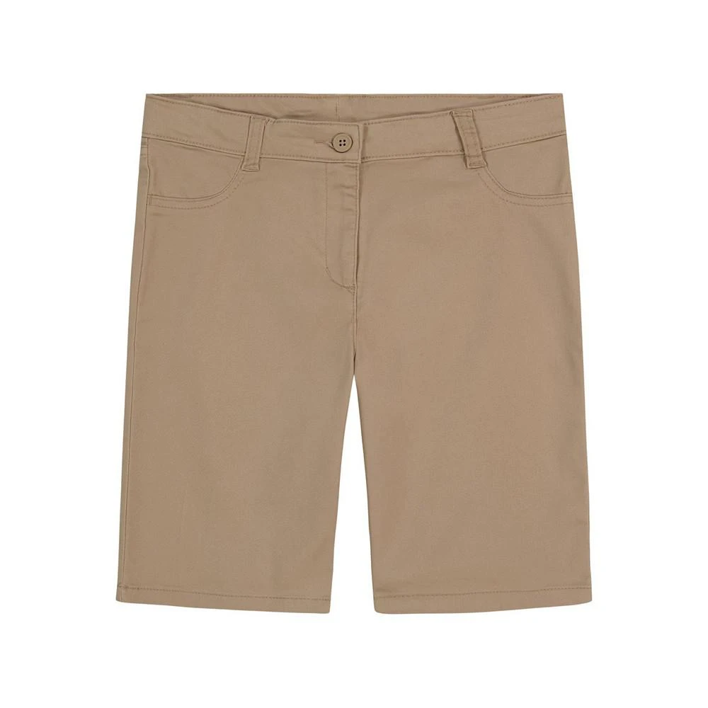 商品Nautica|Little Girls Uniform 5 Pocket Stretch Sateen Skinny Bermuda Shorts,价格¥188,第1张图片