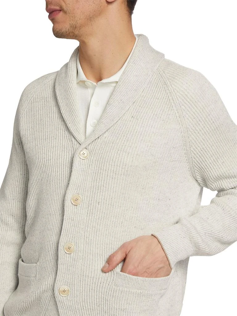 商品Brunello Cucinelli|Cotton-Blend Shawl Cardigan,价格¥14704,第5张图片详细描述