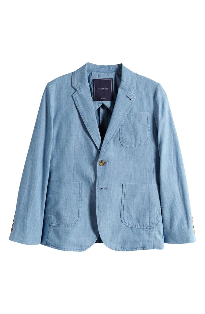 商品Vineyard Vines|Kids' Chambray Blazer,价格¥837,第1张图片