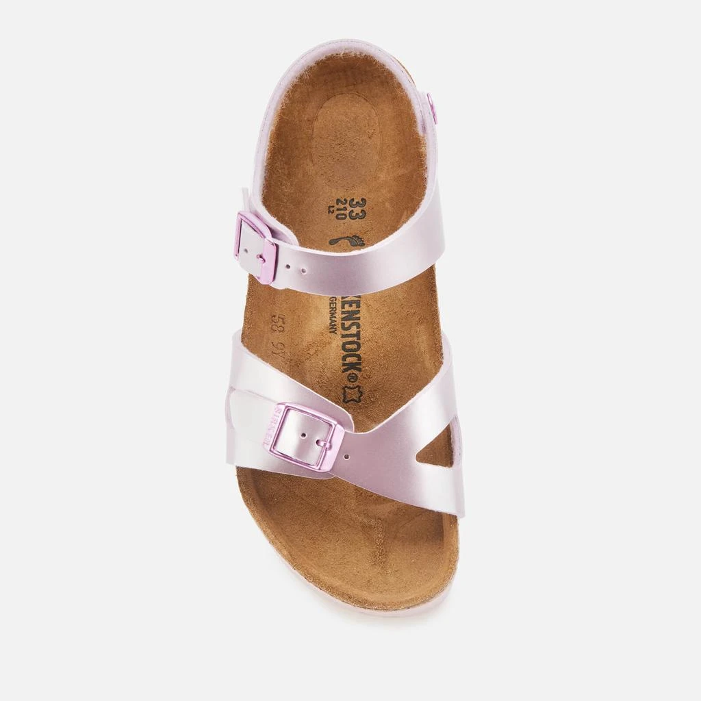 商品Birkenstock|BIRKENSTOCK KIDS' RIO SANDALS - ELECTRIC METALLIC LILAC,价格¥286,第3张图片详细描述