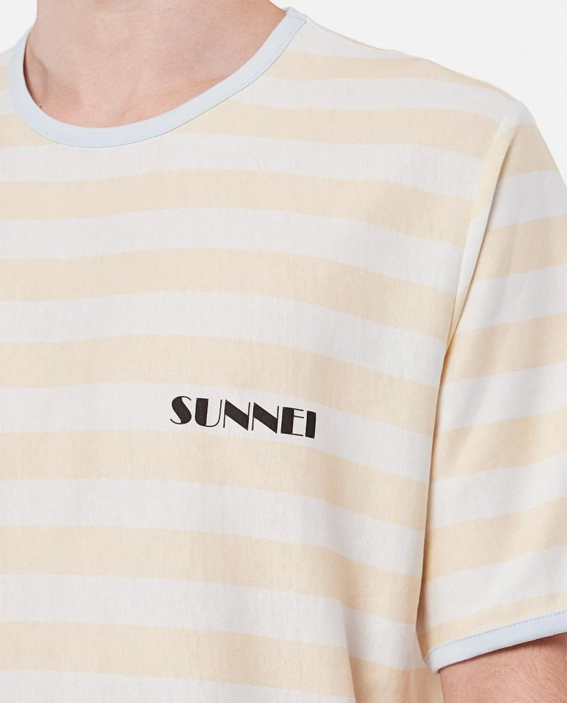 商品SUNNEI|Sunnei x Biffi SUNNEI X BIFFI striped cotton t-shirt size L,价格¥798,第4张图片详细描述