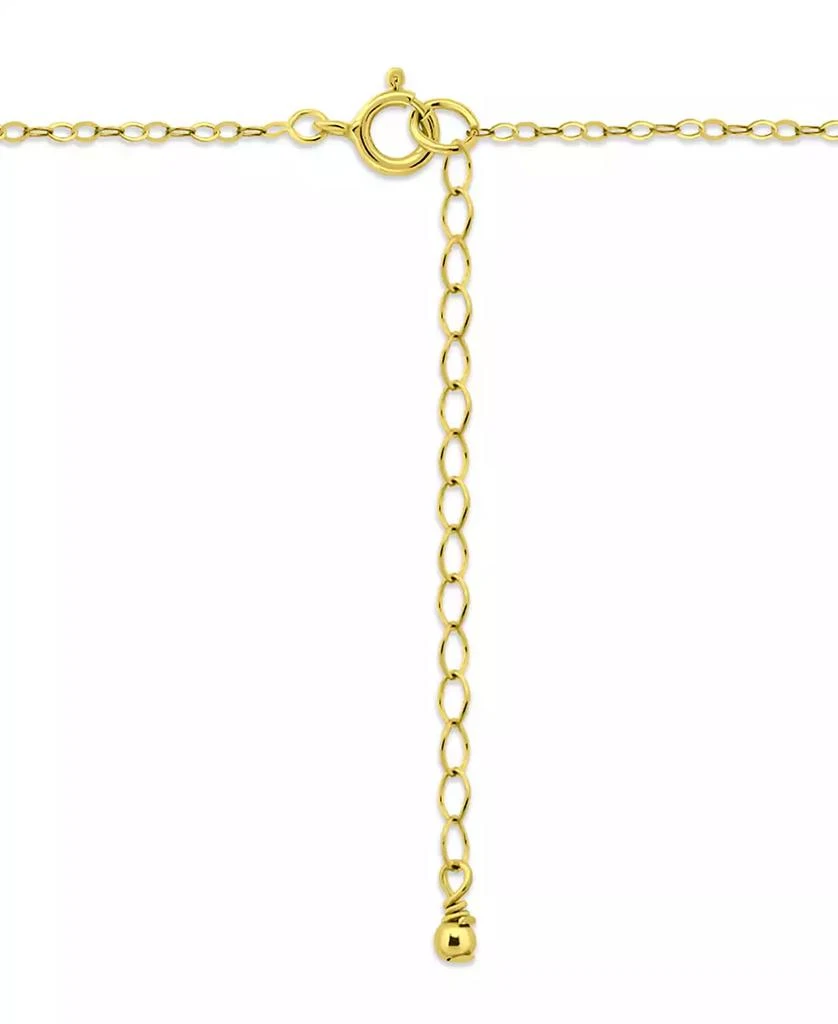 商品Giani Bernini|Cubic Zirconia Pavé Heart Pendant Necklace in Sterling Silver & 18k Gold-Plated, 16" + 2" extender, Created for Macy's,价格¥234,第4张图片详细描述