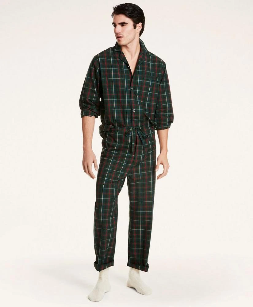 商品Brooks Brothers|Tartan Flannel Pajamas,价格¥330,第2张图片详细描述