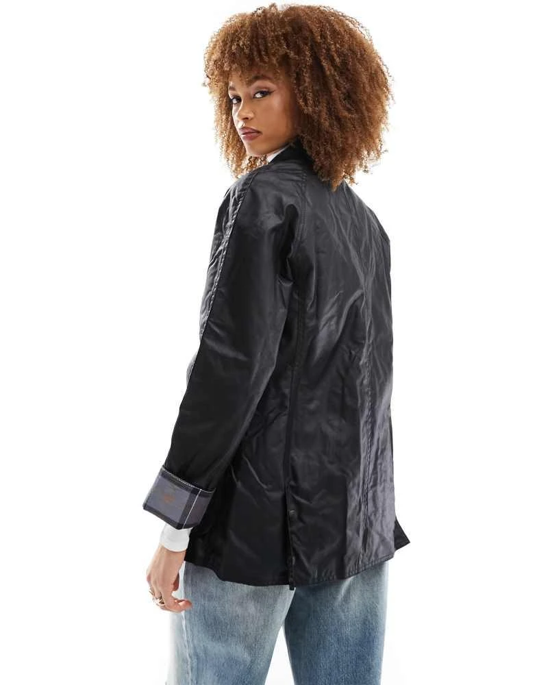 商品Barbour|Barbour Beadnell wax jacket in black,价格¥1293,第2张图片详细描述